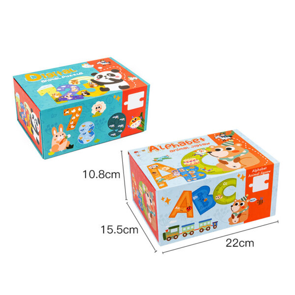 Wooden Alphanumeric Animal Puzzle - Image 5