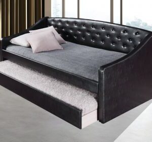 Titanic Furniture U620 Day Bed with Trundle in Black