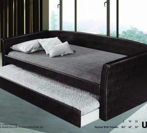 Titanic Furniture U621 Day Bed with Trundle in Brown