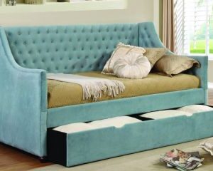 Titanic Furniture U622 Day Bed with Storage in Turquiose
