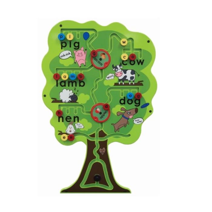 Alphabet Tree Wall Activity by Playscapes, AMH-SST255