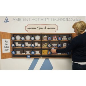 Sort the Cupboard - Ambient Wall Activity by Playscapes, AMH-AAT551