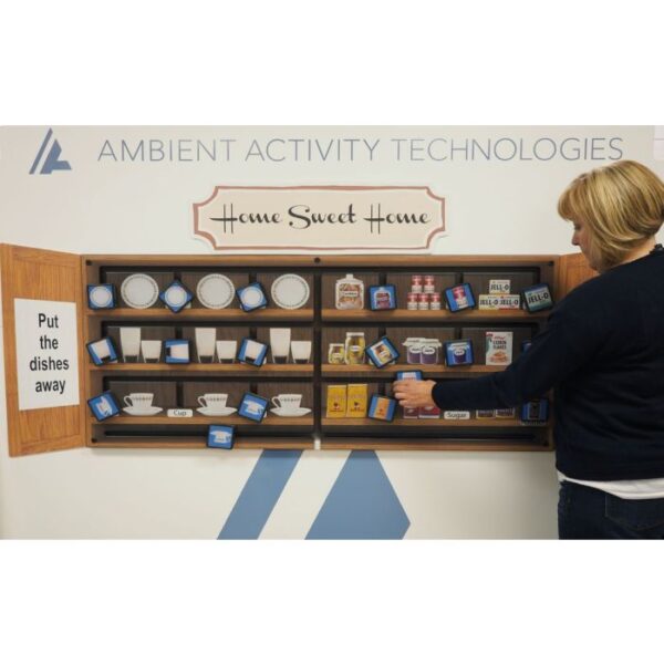 Sort the Cupboard - Ambient Wall Activity by Playscapes, AMH-AAT551