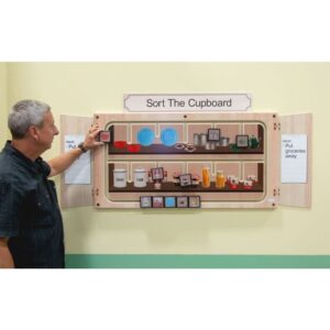 Sort the Cupboard (Compact) - Ambient Wall Activity by Playscapes, AMH-AAT558