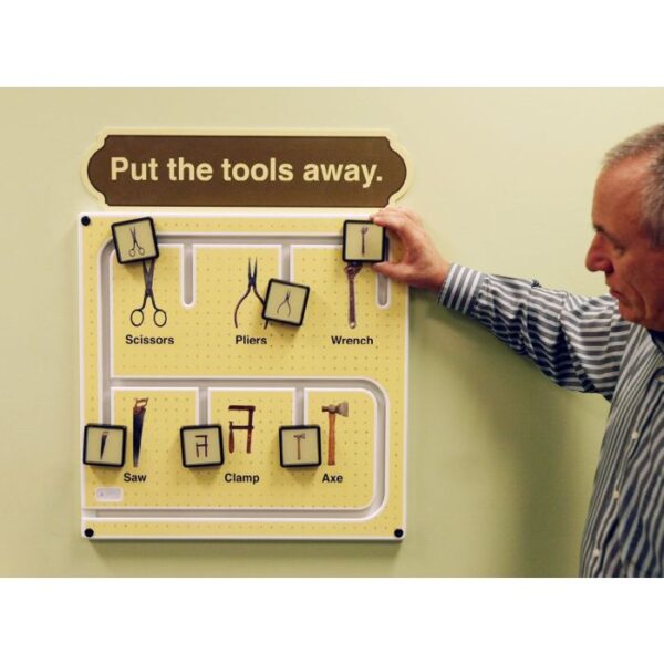 Sort the Tools - Ambient Wall Activity by Playscapes, AMH-AAT560