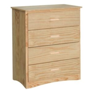 Homelegance Bartly Chest, 4 Drawers in Natural Pine