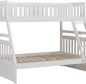 Homelegance Galen Twin/Full Bunk Bed in White