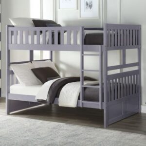 Homelegance Orion Full/Full Bunk Bed in Gray