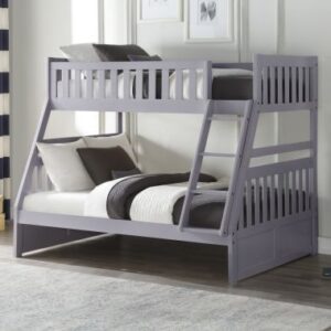 Homelegance Orion Twin/Full Bunk Bed in Gray