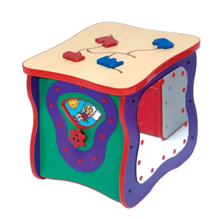 Toddler Oasis Activity Island, Red on Maple 15-TPL-001 - Image 4