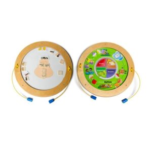 Round Magnetic Wall Activities by Playscapes, Y10818*
