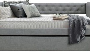 Homelegance Edmund Daybed with Trundle in Gray Fabric