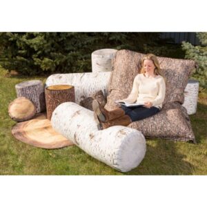 Woodsmen Naturescape Grass Jumbo Log, MW129GRA