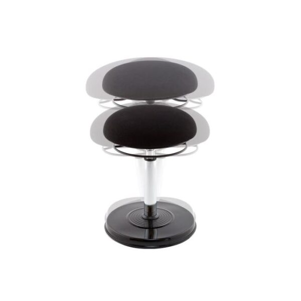 Adjustable 18½″-26¾″ Height Office Balance Stool, GR05OFF - Image 3