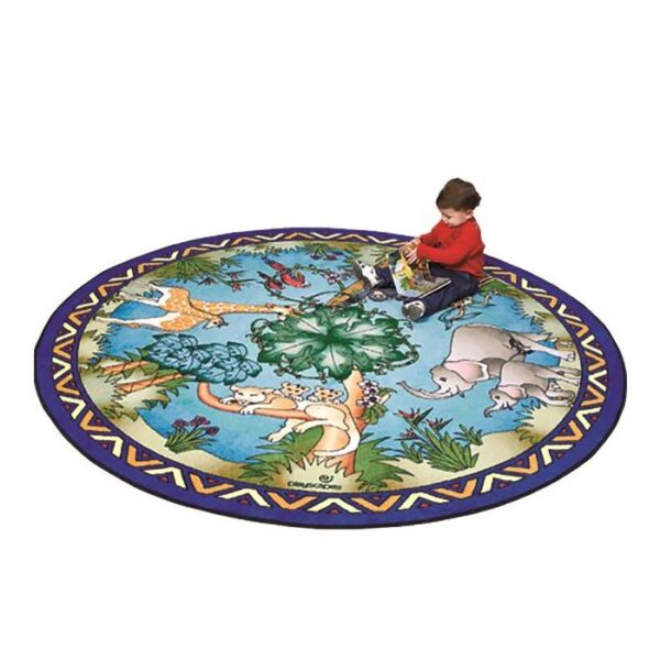 Animal Families Designer Round Carpet by Playscapes, 30-CR-ANF - Image 6