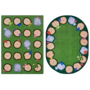Stumped Classroom Carpet from Playscapes, 30-CR-STU