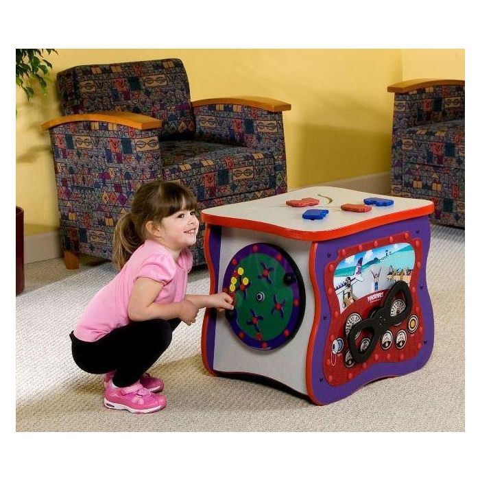 Toddler Oasis Activity Island, Red on Speckletone 15-CCB-000 - Image 2