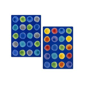 Watercolor Spots Classroom Carpet by Playscapes, 30-CR-WS