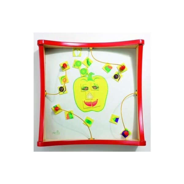 Veggie Visage Match Activity Table by Playscapes, 15-VEG* - Image 2