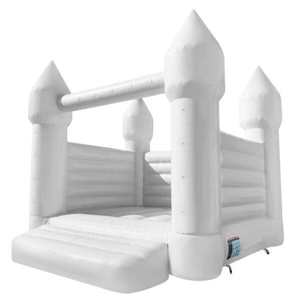 Castle Wedding Bounce House- White - Image 3